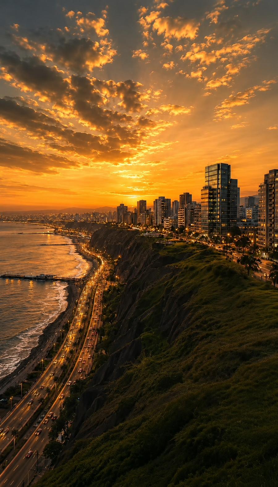 Lima al atardecer